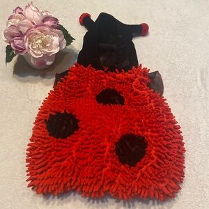 LADY BUG Hooded Costume Size 12M